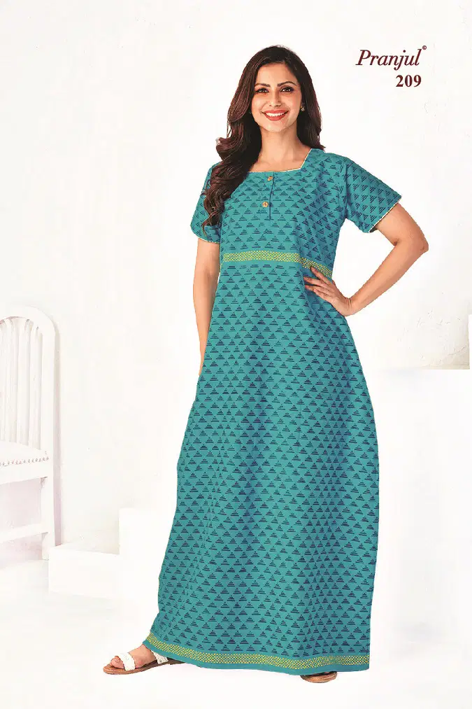 Pragati Vol 4 By Pranjul Night Suits Gown Catalog